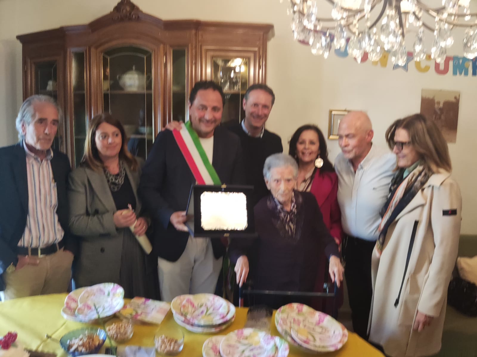 Telese Terme, gli auguri dell’amministrazione e della comunità alla centenaria nonna Agnese 